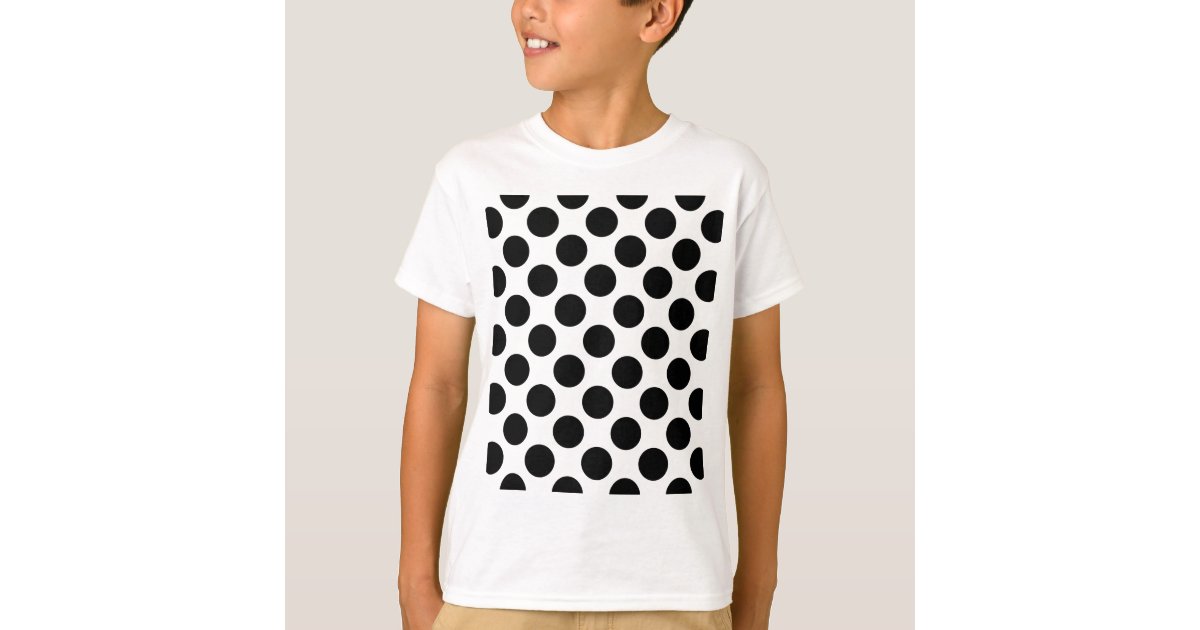 Classic Black and White Polka Dots