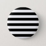 Classic Black And White Stripes Button at Zazzle