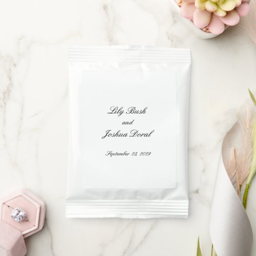 Classic Black and White Timeless Wedding Margarita Drink Mix