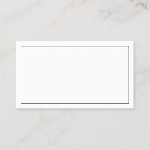Classic Black and White Timeless Wedding Place Card