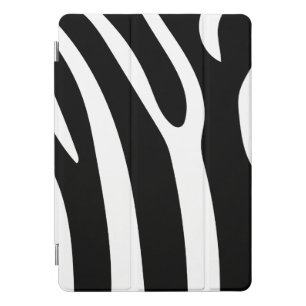 Classic Black and White Zebra Stripes Print iPad Pro Cover