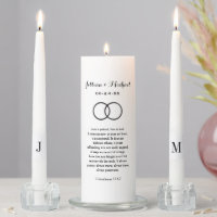 Classic Black Bible Verse Monogram