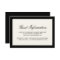 Classic Black Border Wedding Accommodations Card