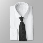 Classic Black Designer Men's Tie