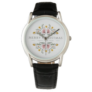 Classic Black Leather Watch