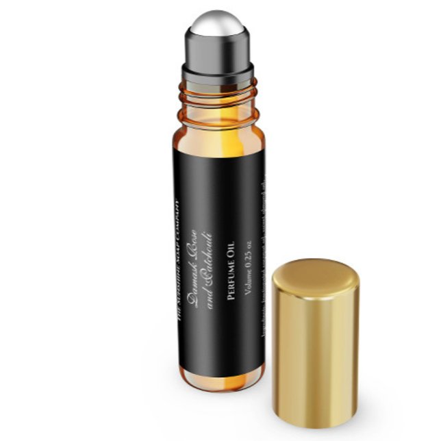 Classic Black Perfume Roller Bottle label (Creator Uploaded)