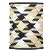 Classic Black Plaid Pattern Lamp Shade (Left)