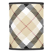 Classic Black Plaid Pattern Lamp Shade (Front)