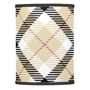 Classic Black Plaid Pattern Lamp Shade