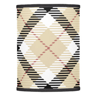 Classic Black Plaid Pattern Lamp Shade
