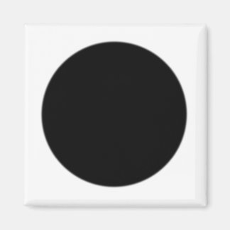 Classic Black Spot Dot  by Cussdum Designs Magnet