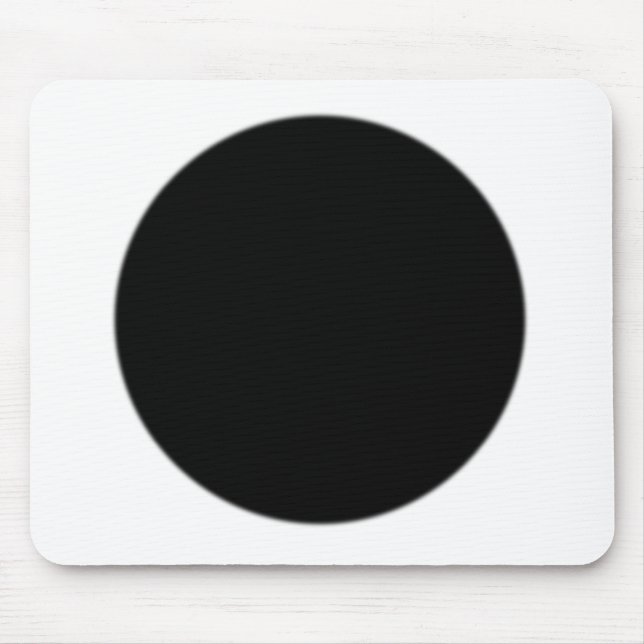 classic Black SpotDot Mouse Pad (Front)