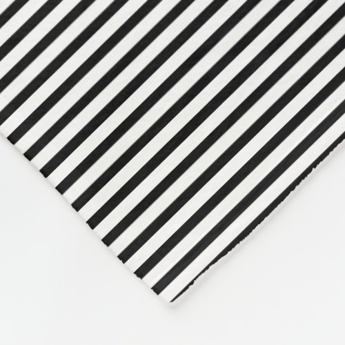 Classic Black Stripe Throw Blanket