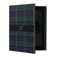 Classic Black Watch Tartan Plaid iPad Case