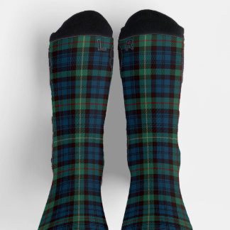 Classic Black Watch Tartan Socks, Traditional Scot Socks