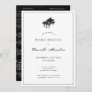 Classic Black & White Piano Recital Invitation
