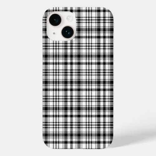  Classic  Black  White PLaid  Case_Mate iPhone 14 Case