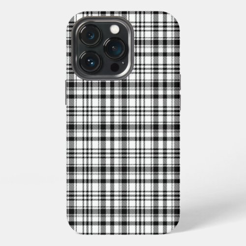  Classic  Black  White PLaid  iPhone 13 Pro Case