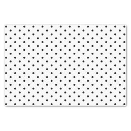 Classic Black White Polka Dots Pattern Gift Wrap Tissue Paper