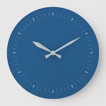 Classic Blue 2020 Pantone Large Clock by univercitizen at Zazzle