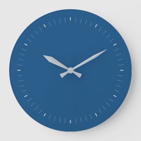 Classic Blue 2020 Pantone Large Clock