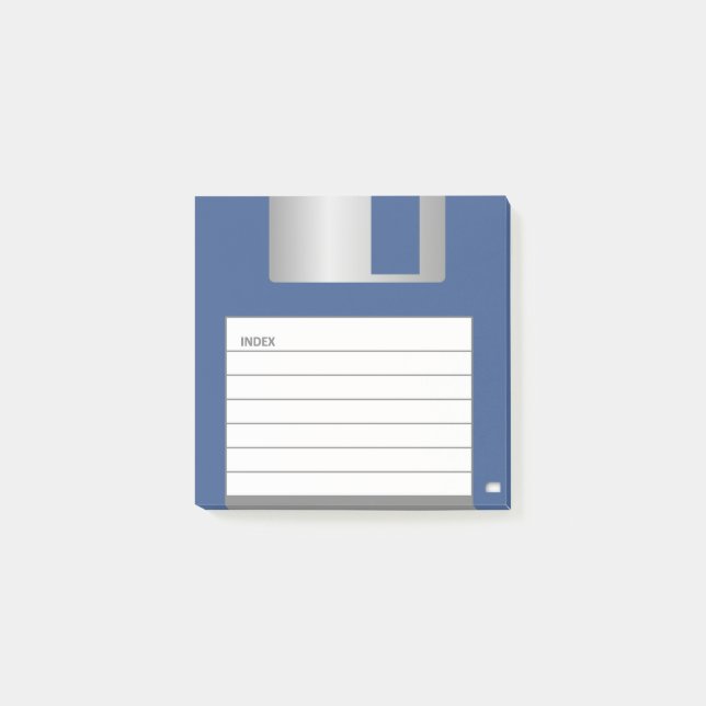 Classic Blue 3.5" Floppy Disk Notes (Front)