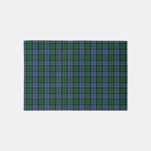 Classic Blue and Green Tartan Graham of Montrose Outdoor Rug