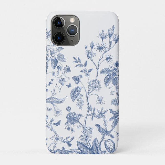 Classic Blue and White Chinoiserie Case-Mate iPhone Case (Back)