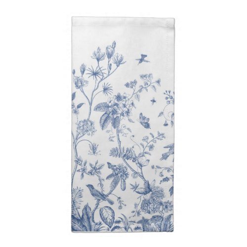 Classic Blue and White Chinoiserie Cloth Napkin