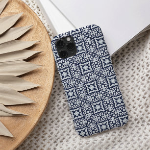 Classic Blue and White Mediterranean Pattern iPhone 13 Case