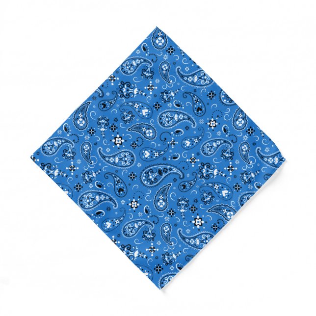 Classic Blue Bandana Paisley (Front)
