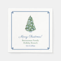 Classic Blue Green Chinoiserie Christmas Party