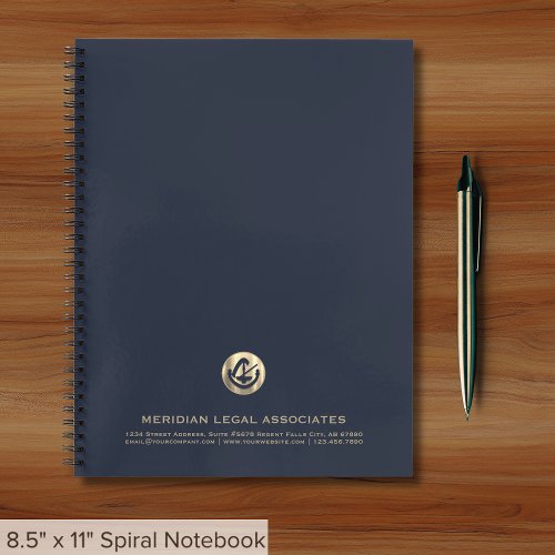 Classic Blue Legal Notebook
