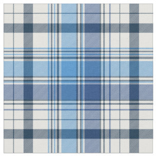 Classic Blue Plaid Fabric