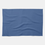 Classic Blue Plain Solid Color Kitchen Towel