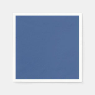 Classic Blue Plain Solid Color Napkins
