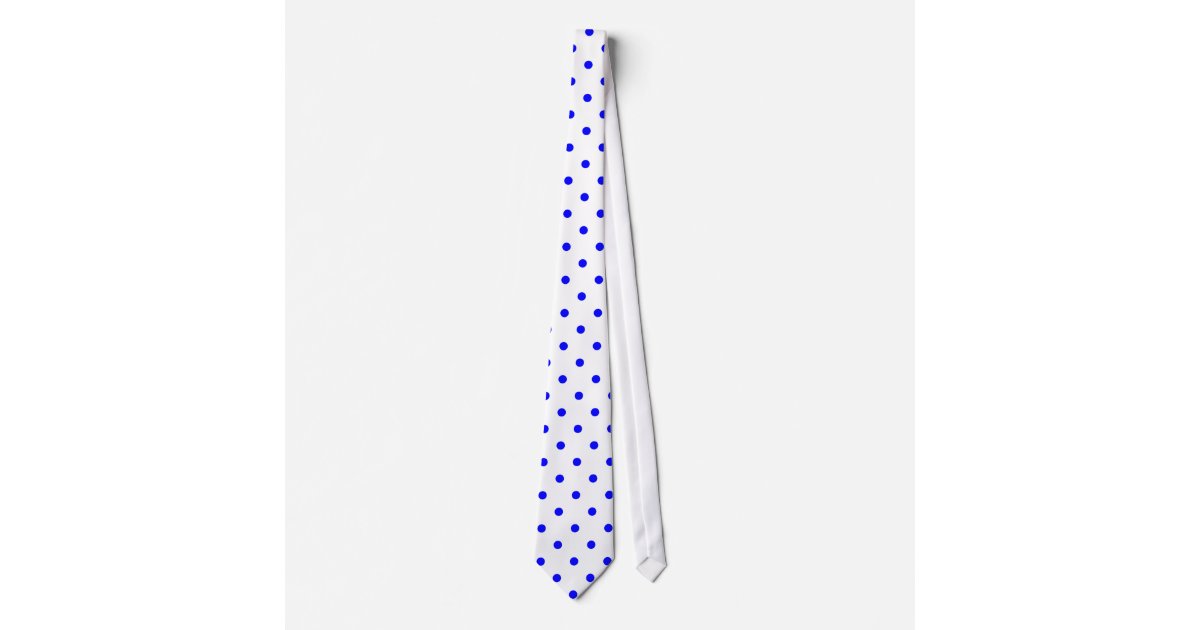 Blue Polka Dot Hair Ties - wide 1