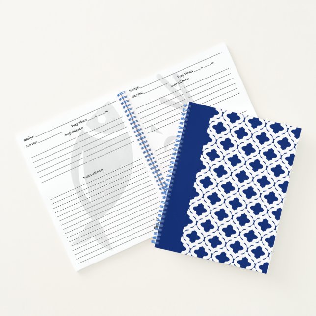 Classic Blue Recipe Notebook (Inside)