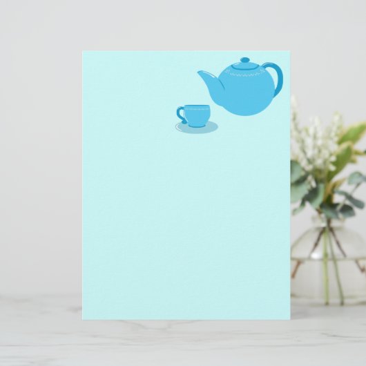 Classic Blue Teapot (Standing Front)