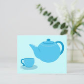 Classic Blue Teapot (Standing Front)