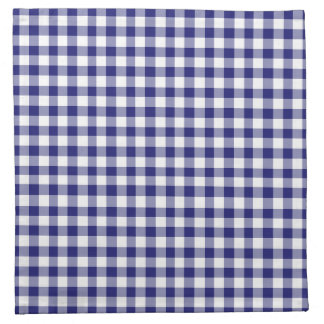 Classic Blue & White Gingham Gingham Patter Cloth Napkin
