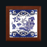 Classic Blue Willow China Gift Box<br><div class="desc">More great items in my store!</div>