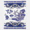 Classic Blue Willow Design
