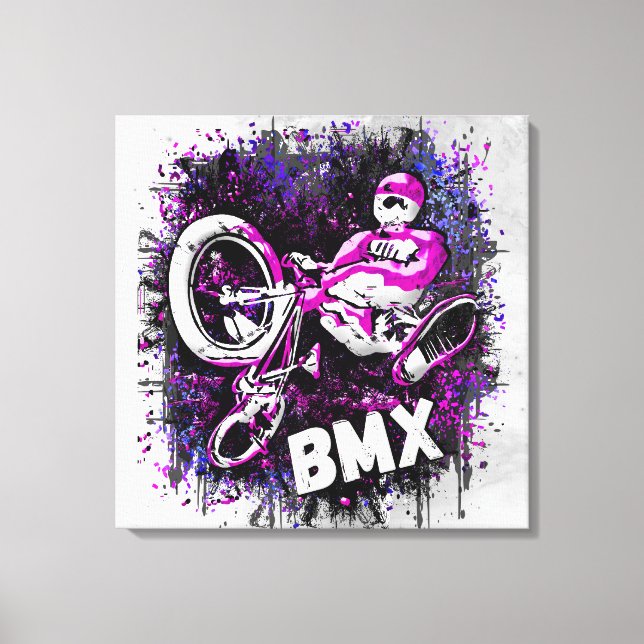 Classic Bmx Bike - Bmx Freestyle Bmx Canvas  (Front)