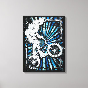 Classic Bmx Bike - Bmx Freestyle Bmx Canvas Print
