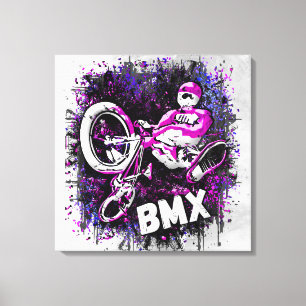 Classic Bmx Bike - Bmx Freestyle Bmx Canvas Print