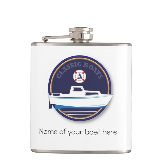 Classic Boats - Albin Flask (Front)