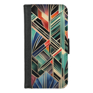 Classic Boho Jazzy Geometric Elegant Design iPhone 8/7 Wallet Case