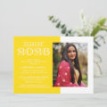 CLASSIC BOLD CLASS OF 2026 GRADUATION INVITATION | Zazzle