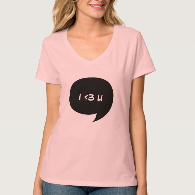 Classic Bold Dialogue Balloon Graphic T-Shirt (Front)